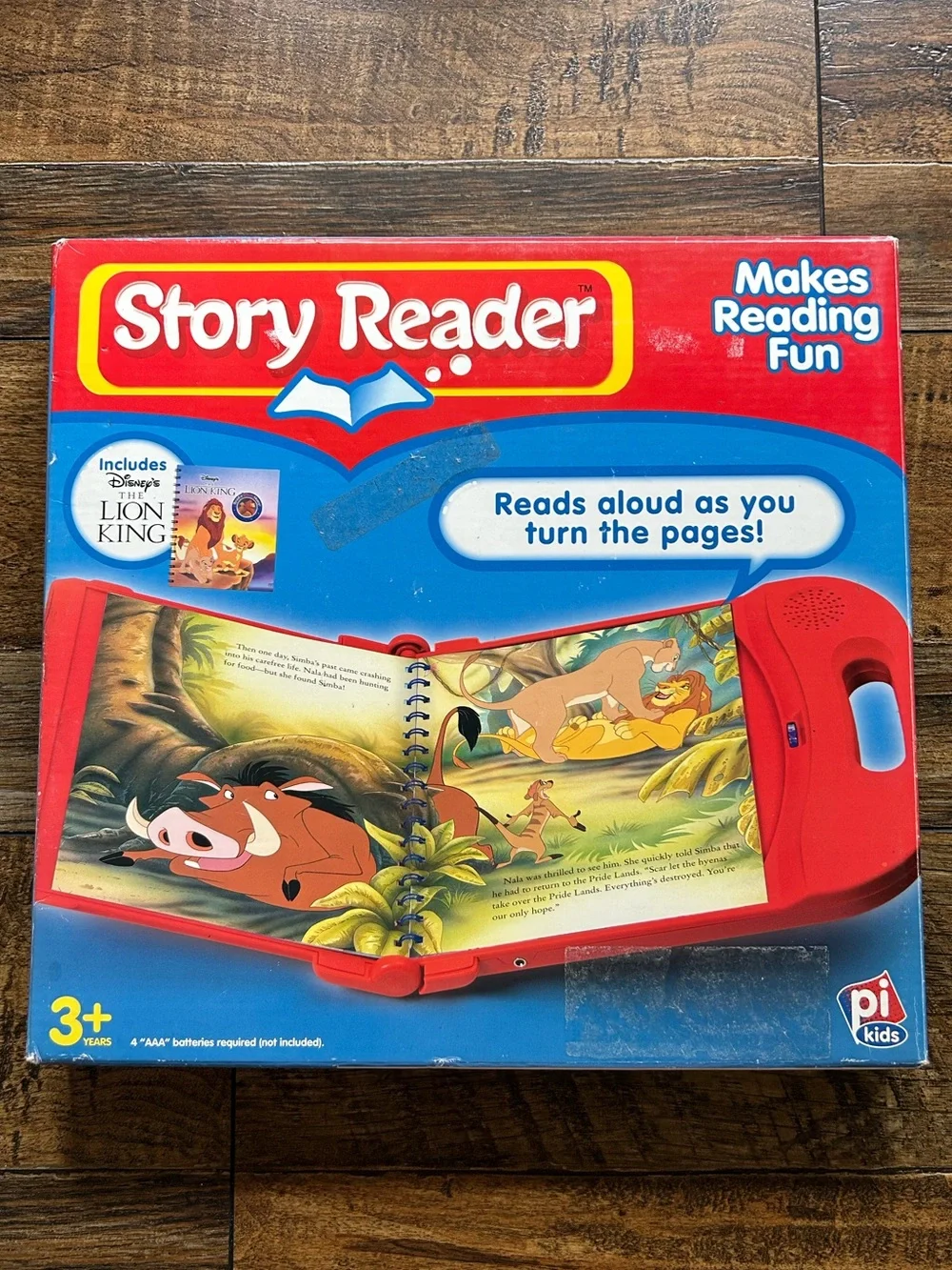 Story Reader With Lion King Book -‎ Kids Learning Reading Toys Vintage